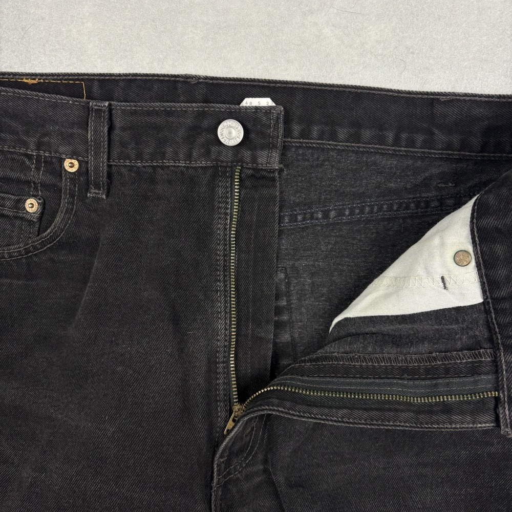 Vintage Levi’s 505 Black Jeans Men’s 36x32 (Fits 34x31) Made In USA 90s Straight - Picture 11 of 11